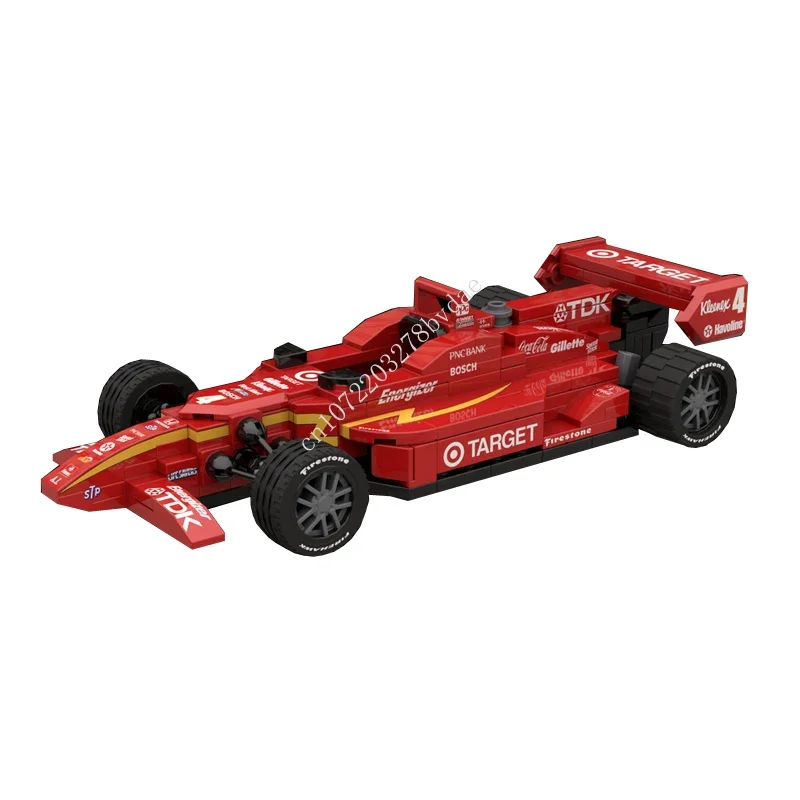 

239PCS MOC Speed Champion 1997 CGR Zanardi Oval Spec Racing Model Building Blocks Technology Bricks Creative Assembly Toys Gifts