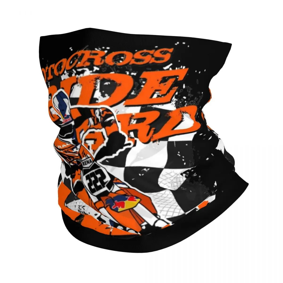 

Awesome Moto Cross Racing Bandana Ready To Race Merch Neck Cover Printed Motor Magic Scarf Warm Balaclava For Riding Breathable