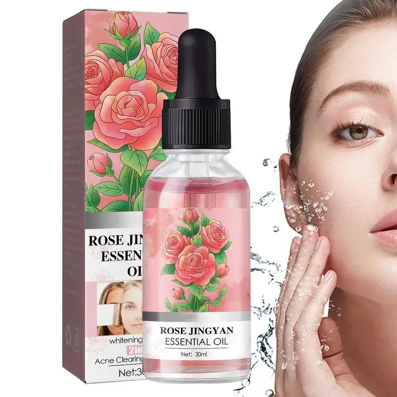 

Уход за лицом розовое эфирное масло 30 мл натуральный ингредиент Сыворотка для лица Отбеливание увлажнение кожи уменьшение темноты гиперпигментация