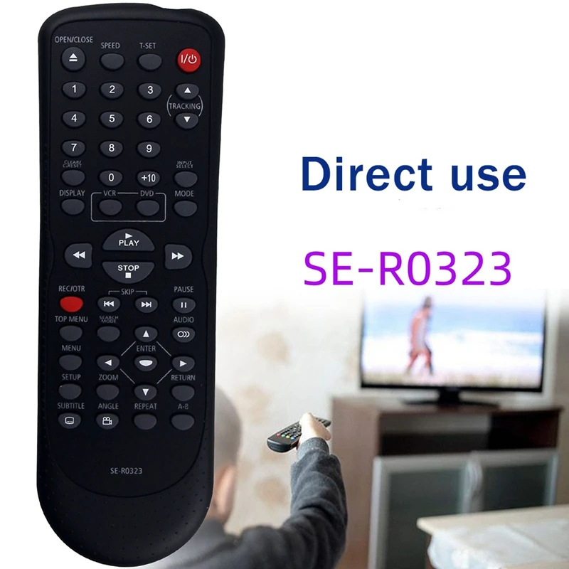 Пульт дистанционного управления, подходит для Toshiba DVD VCR плеера, рекордер SE-R0323 V296, пульт дистанционного управления