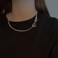 coconal goth style hip hop women men cable choker chain necklace for fashion korean party gift jewelry