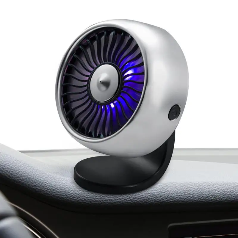 

Electric Car Fan Car Air Outlet Center Console Wind Expansion Fan 3 Speed Strong Wind Auto Cooling Fan For SUV RV Van Vehicles