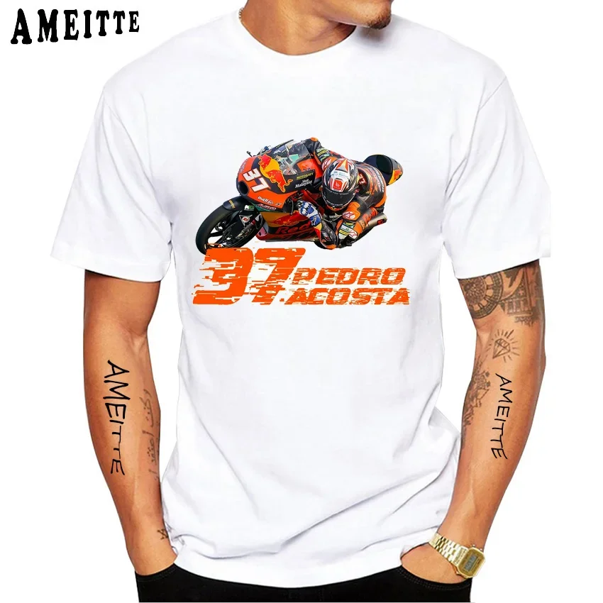 Футболка мужская спортивная с коротким рукавом и принтом Акула