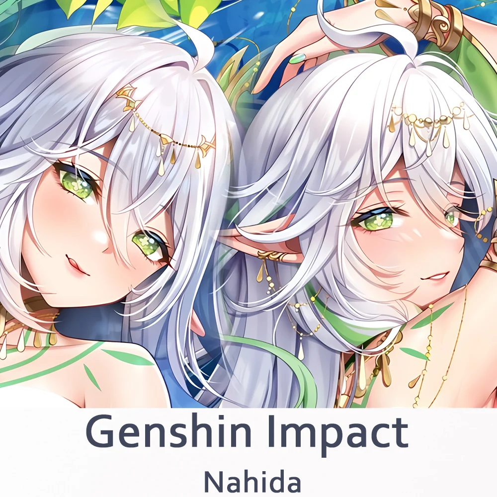 Аниме Genshin Impact Nahida Косплей Dakimakura Hing наволочка для тела японский чехол подушки