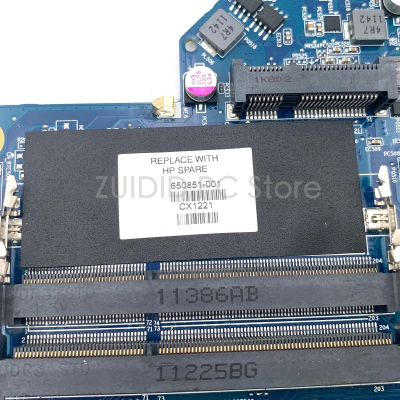 ZUIDID 650854-001 665284-001 665281-001 650851-001 For HP PAVILION DV6 DV6-6000 Laptop Motherboard Socket FS1 free CPU enlarge