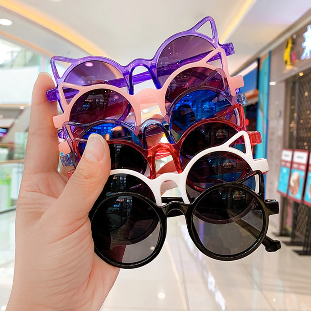 

Kids Universal Animal Cartoon Sunglasses Portable Children UV Protection Eyeglasses Outdoor Hiking Or Beach Sun Protection Tools