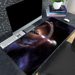 Mousepad Desk Mat Large Stellaris Gamer Mouse Pad Keyboard Xxl Gaming Accessories Mats Pc Protector Computer Desks Mause Pads