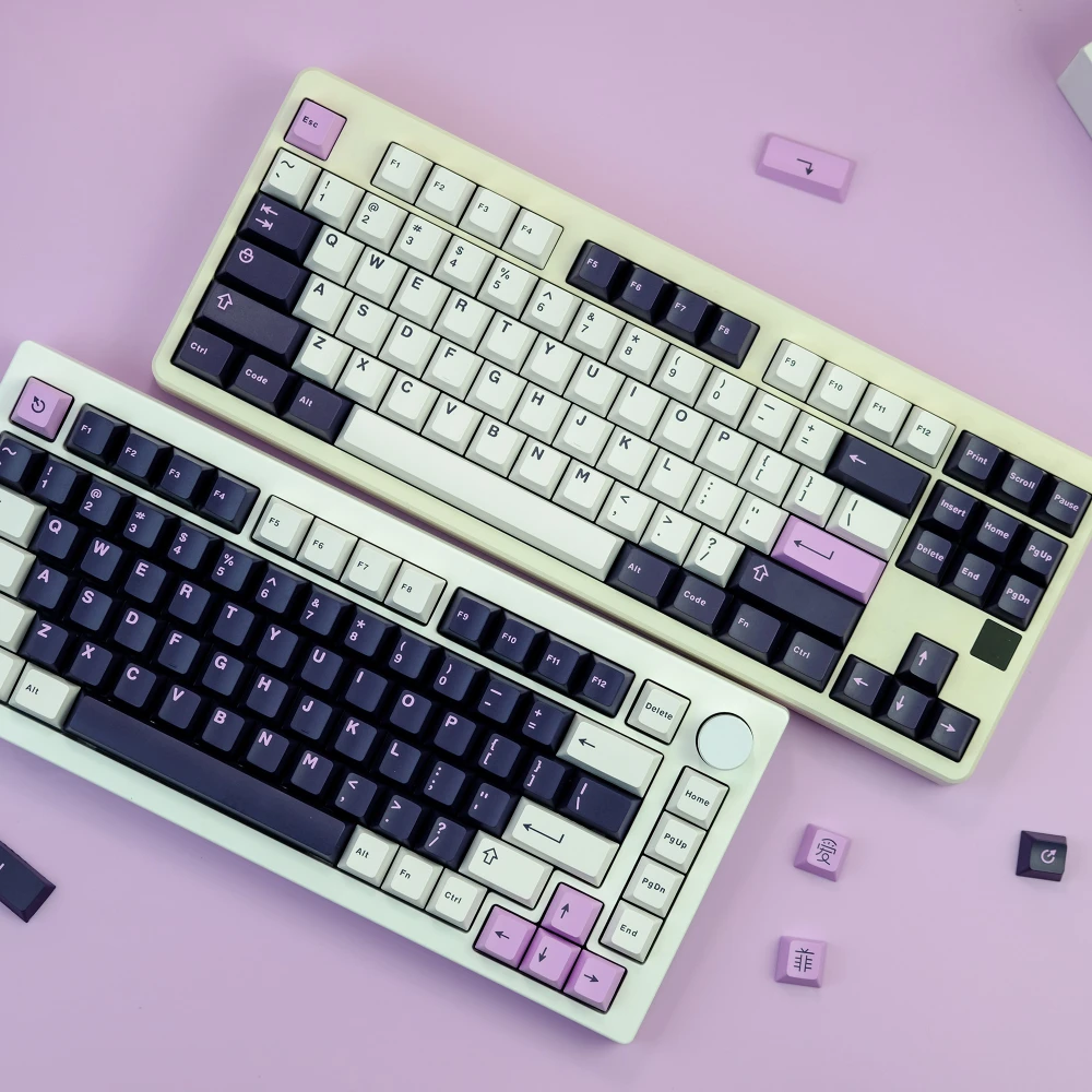

Amethyst Keycaps for Mechanical Keyboard AF Icon 253 Keys ABS Double Shot Cherry Height GK61 Anne Pro 2 Game PC