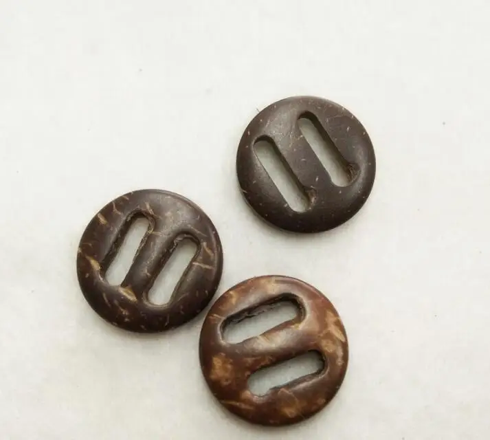 50 шт./лот 15 мм/18 мм/20 м/23 мм/25 мм классические кокосовые кнопки с длинным отверстием