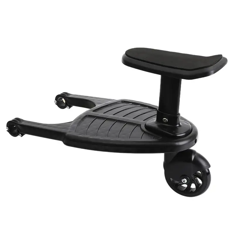 

Universal 2in1 Stroller Ride Board With Detachable Seat Second Child Artifact Child Rider Stroller Attachment With Saddle Seat