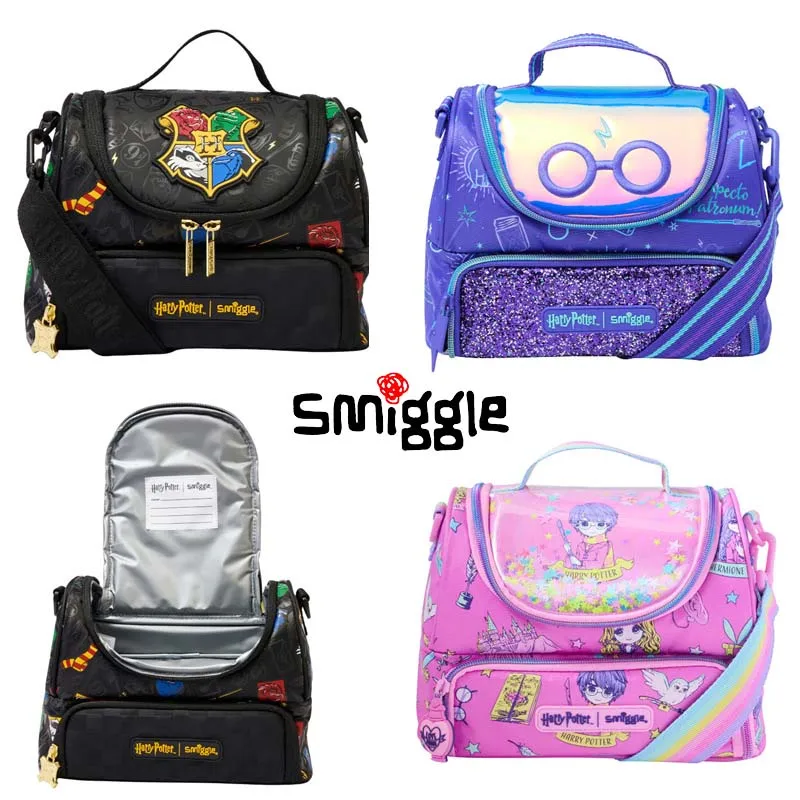 Фото Натуральный австралийский студенческий рюкзак Smiggle, детские канцелярские принадлежности, пенал, рюкзак с уменьшением нагрузки, сумка для обеда, студенческий подарок №2