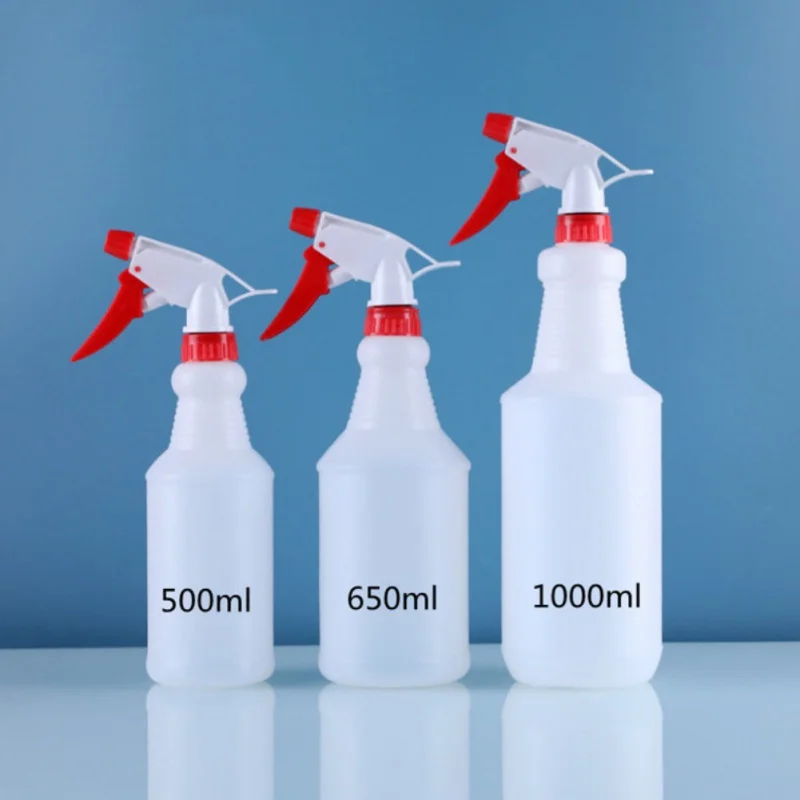 500/650/1000ML Empty Spray Bottle Trigger Sprayer Watering Flowers Can Refillable Misting Spray Bottle Salon Barber Hair Tools