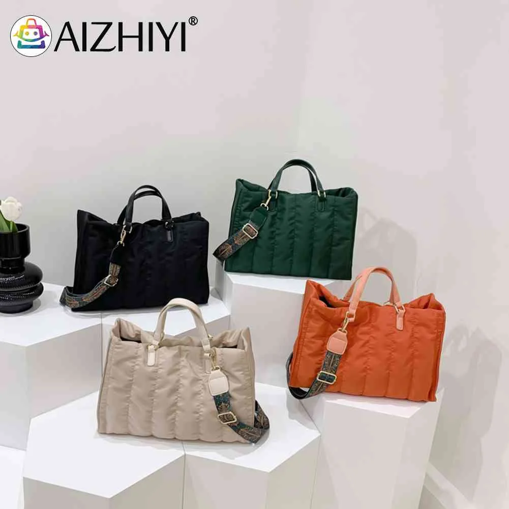 

Crossbody Bag Large Capacity Women Shoulder Cotton Handbag Solid Color Soft Portable for Ladies Gift for Weekend New Fashion