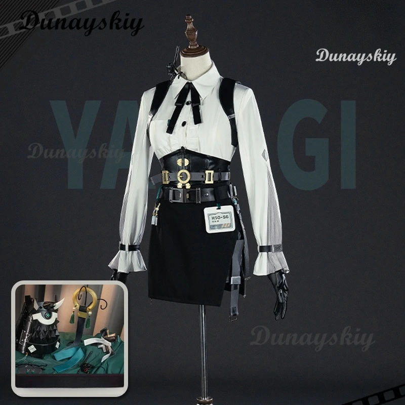 Игра Zenless Zone Zero Tsukishiro Yanagi Косплей Костюм Парик Розовый Eridu Хэллоуин Вечеринка