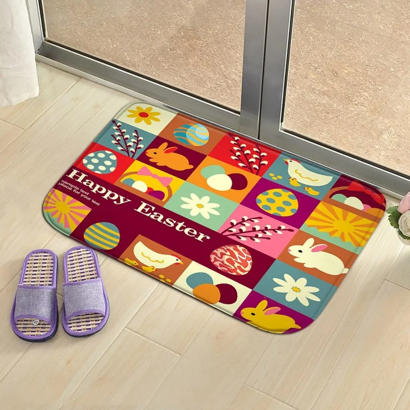 Пасхальный кролик в форме gatekeeper проверки пасхального ковра украшение интерьера