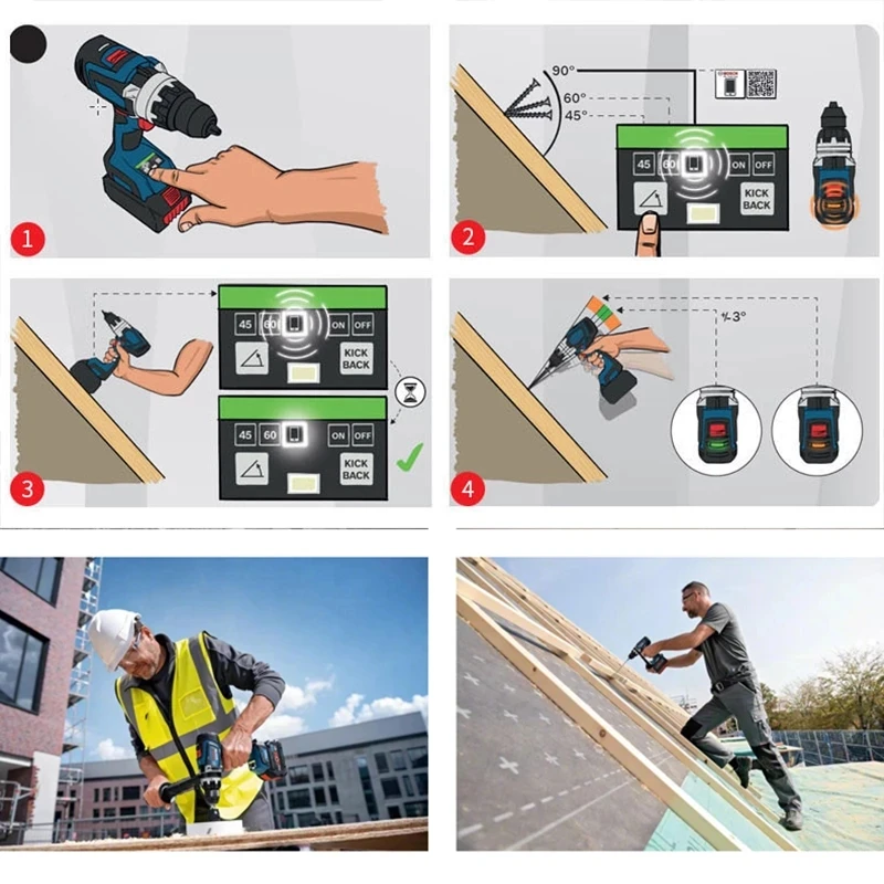 Bosch 3 в 1 бесщеточная электрическая дрель GSB 18V-150 C Беспроводная молоток ударное