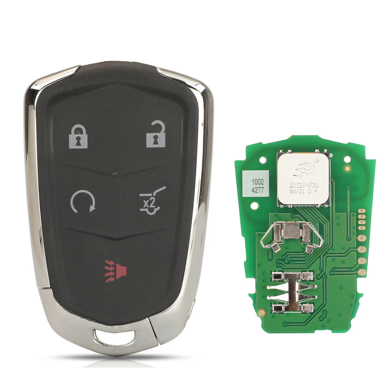 

Jingyuqin 315/433 МГц умный дистанционный ключ от автомобиля 3/4/5 B для Cadillac ATX ATS CTS SRX XTS CT6 ATSL XT5 Escalade 2014 2015 2016 2017