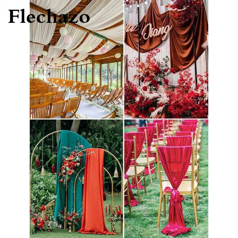 

Декоративный фон для вечеринки в честь Дня Рождения, задний фон для девичника, фотозоны, шторы, шифоновая стена для свадьбы, шифон из полиэст...