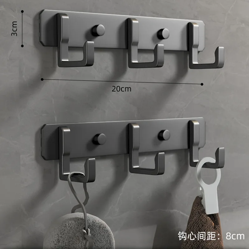 

Настенная вешалка из космического алюминия 3 крючка