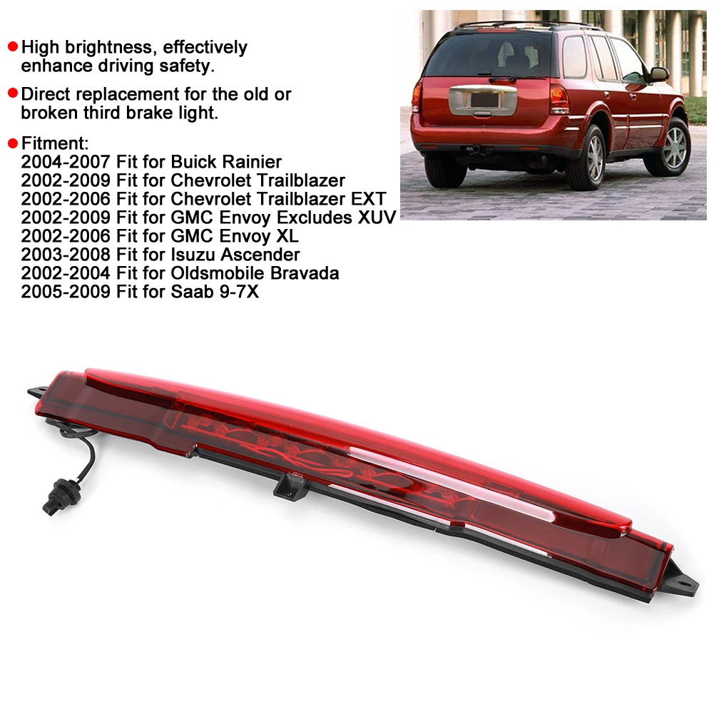 Подходит для Buick Rainier 1 шт. красный цвет высокий уровень третий тормоз Лампа Стоп