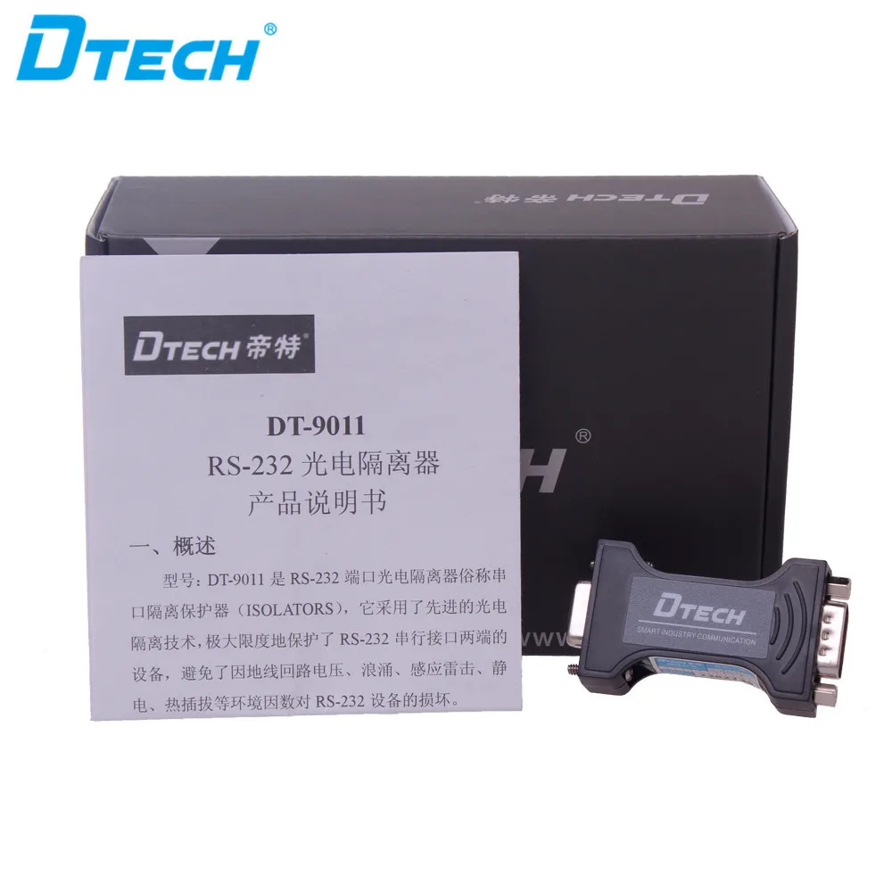 Конвертер DTECH RS232 в RS232 Пассивный фотоэлектрический изолятор 3-проводной последовательный порт 232 Защитная фотоэлектрическая изоляция (art.: 3920d28c5f3ec) - 3920d28c5f3ec