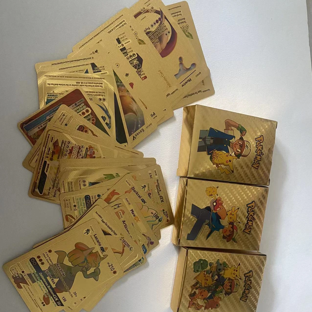 

Pokémon Card Pikachu Gold Card Platinum Card Black Card Pikachu Card Gold Pikachu Pokémon Card