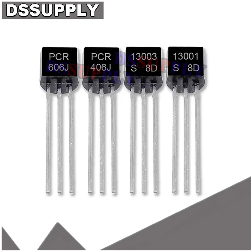 50 шт. PCR406J PCR606J MJE13001 MJE13003 13001 13003 Триод PCR606 PCR406 606J 406J Новый и оригинальный чипсет TO-92 IC