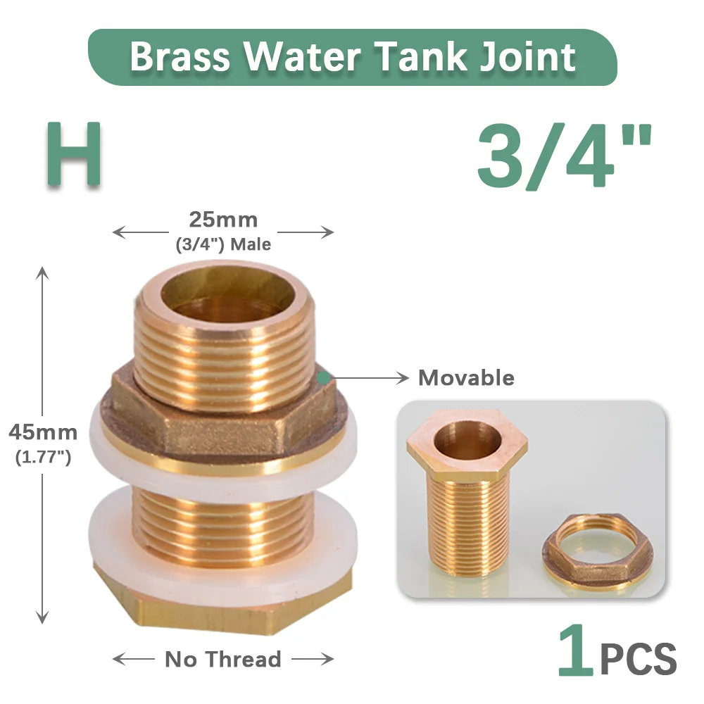 

Латунный соединитель для воды MUCIAKIE 1/2" 3/4" 1"