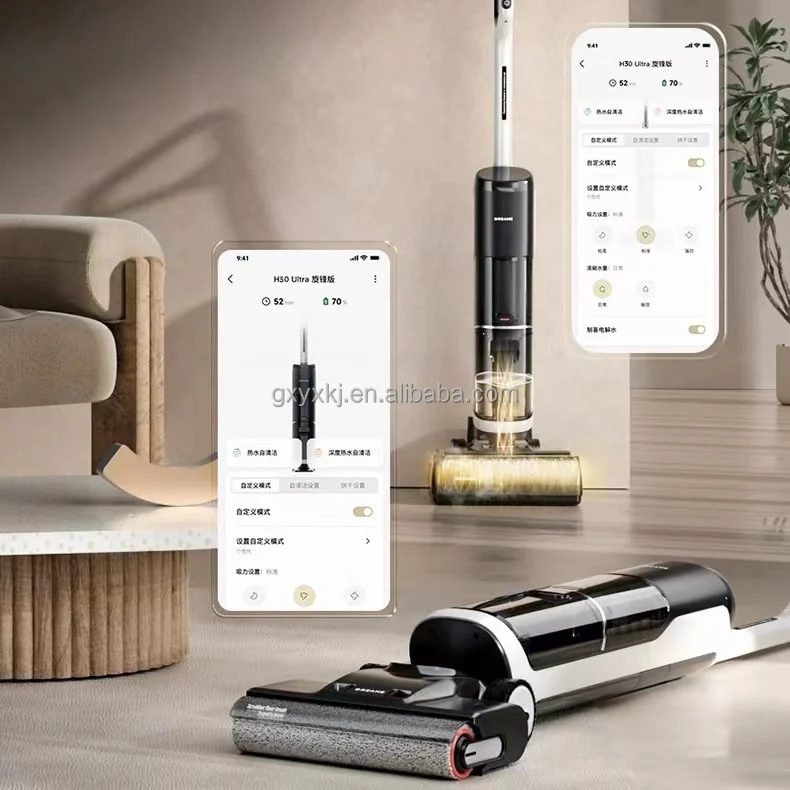 Smart Dreame H30 Сверхмощная швабра для сухой и влажной уборки Ручные вертикальные