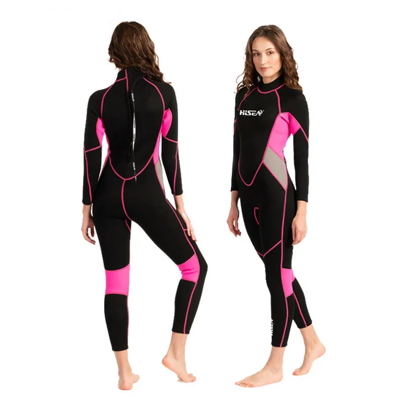 Professional Neoprene Wetsuits Women 3mm Full Body Keep Warm Scuba Diving Suit For Snorkeling Swimming Jellyfish Suit Surfing