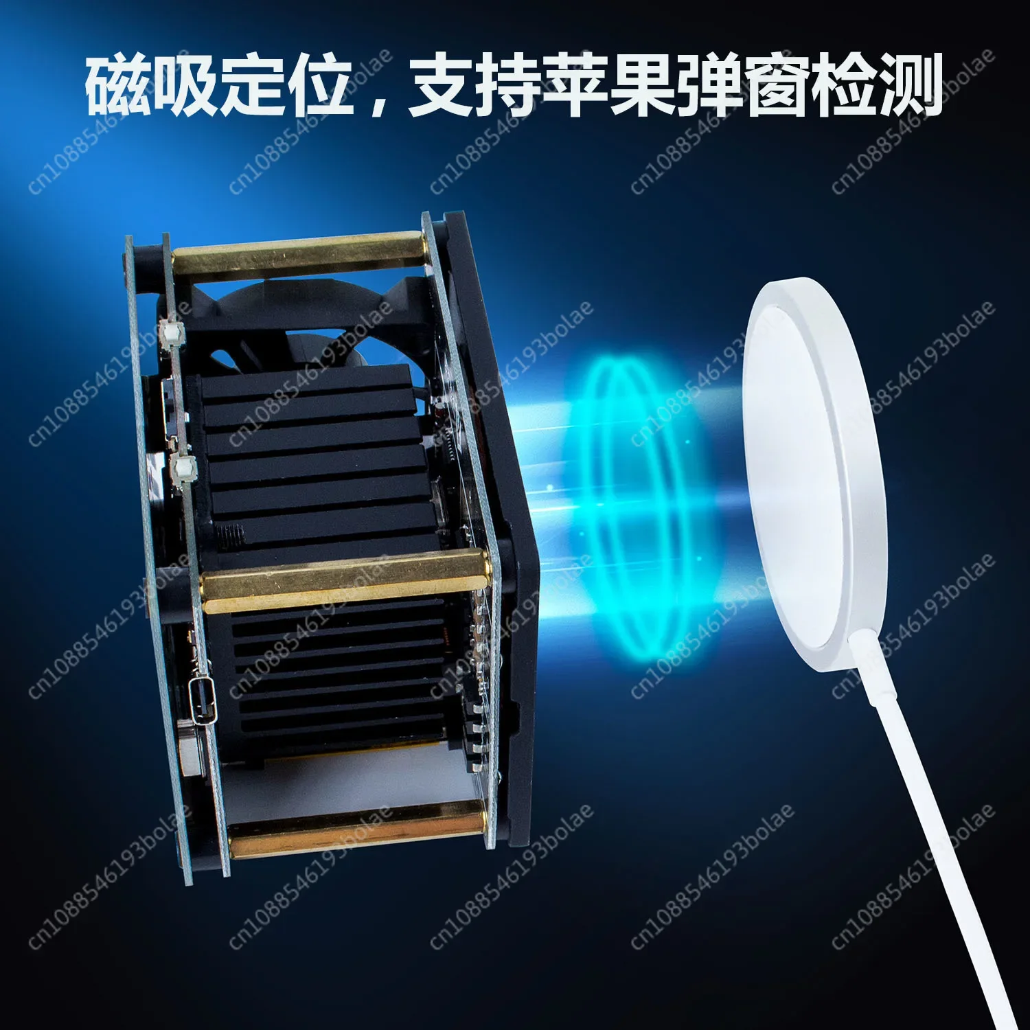 15 Вт магнитный тестер беспроводной зарядки беспроводная зарядка обнаружение