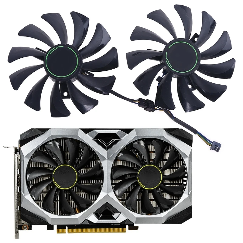 

Вентилятор охлаждения для видеокарты MSI GTX 1060 1660Ti RTX 2060, 1 пара