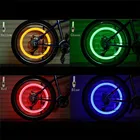 1 шт., датчик движения, безопасный яркий неоновый светодиодный светильник для велосипедных автомобильных шин, универсальная уплотнительная крышка для колес и клапанов #272208