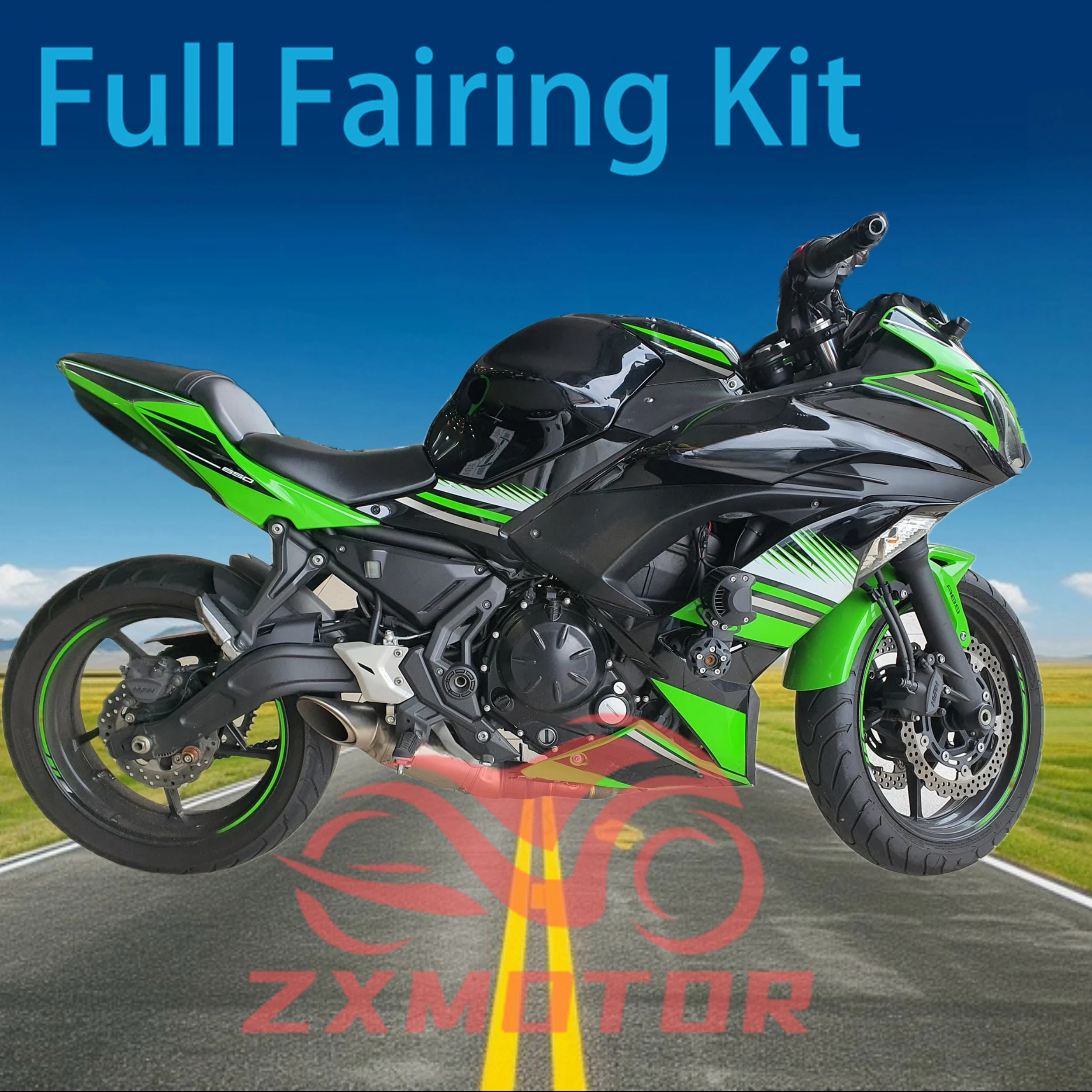 Комплект инъекционного обтекателя NINJA 650 2017 2018 2019 комплект деталей кузова