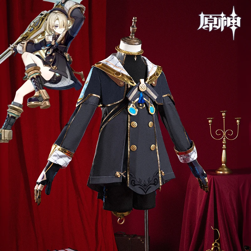 

Новинка! Костюм для косплея Genshin Impact Freminet, одежда фонтана, изящный комбинезон, мужская форма, наряд на Хэллоуин, B