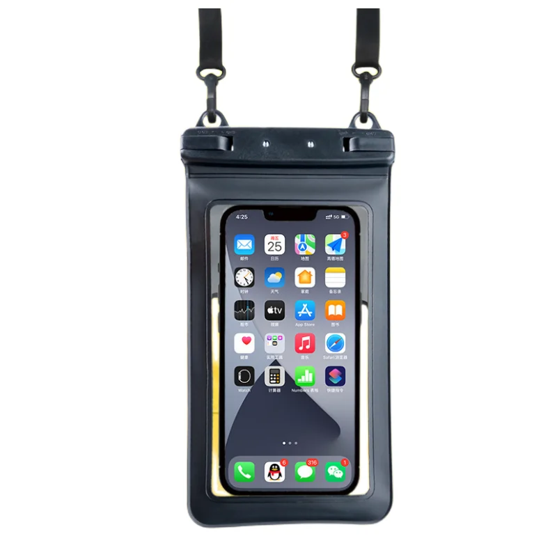 Waterproof Dry Bag for 7 inch phone Swimming Pack Beach Water Floating Sack Sport Canoe Kayaking Rafting Boating River Trekking
