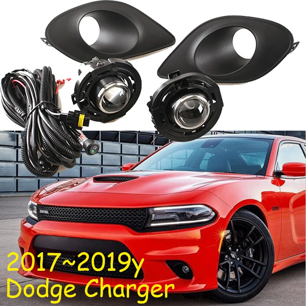 

Автомобильный бампер, фары для Dodge charger, дневсветильник 2017 ~ Y DRL, автомобильные аксессуары, фары для Dodge charger, противотуманные фары