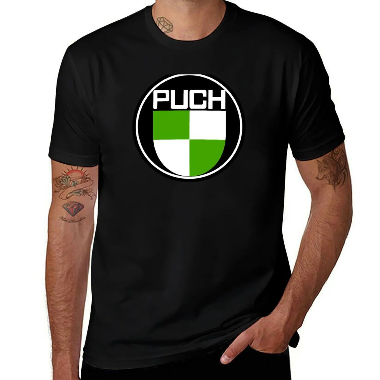 Фото Футболка PUCH MOTORCYCLES, легкий топ больших размеров №1