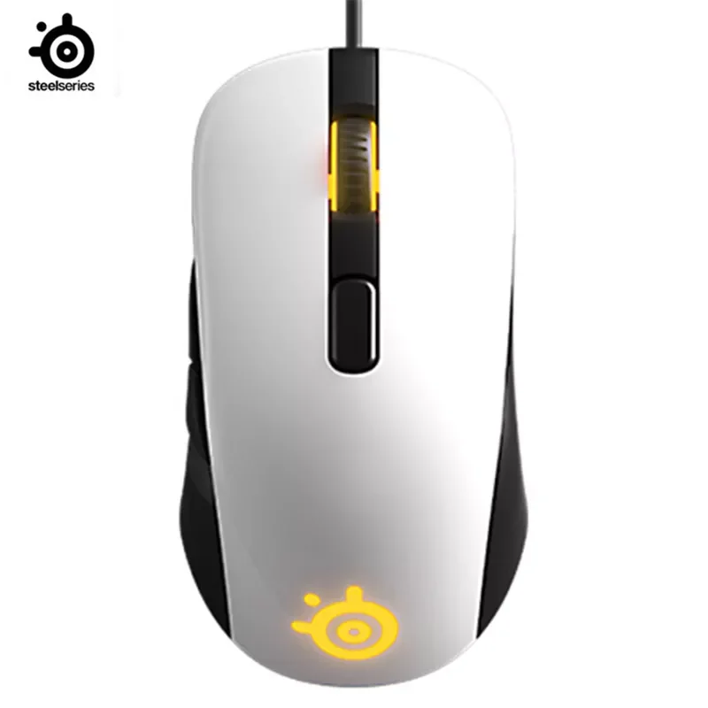 

SteelSeries RIVAL106 game mouse wired mouse mirror RGB back photoelectric gaming mouse for LOL CF