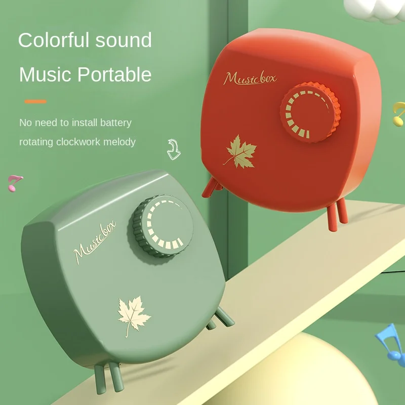 

Mini wind-up creative music box birthday gift octave box desktop decoration