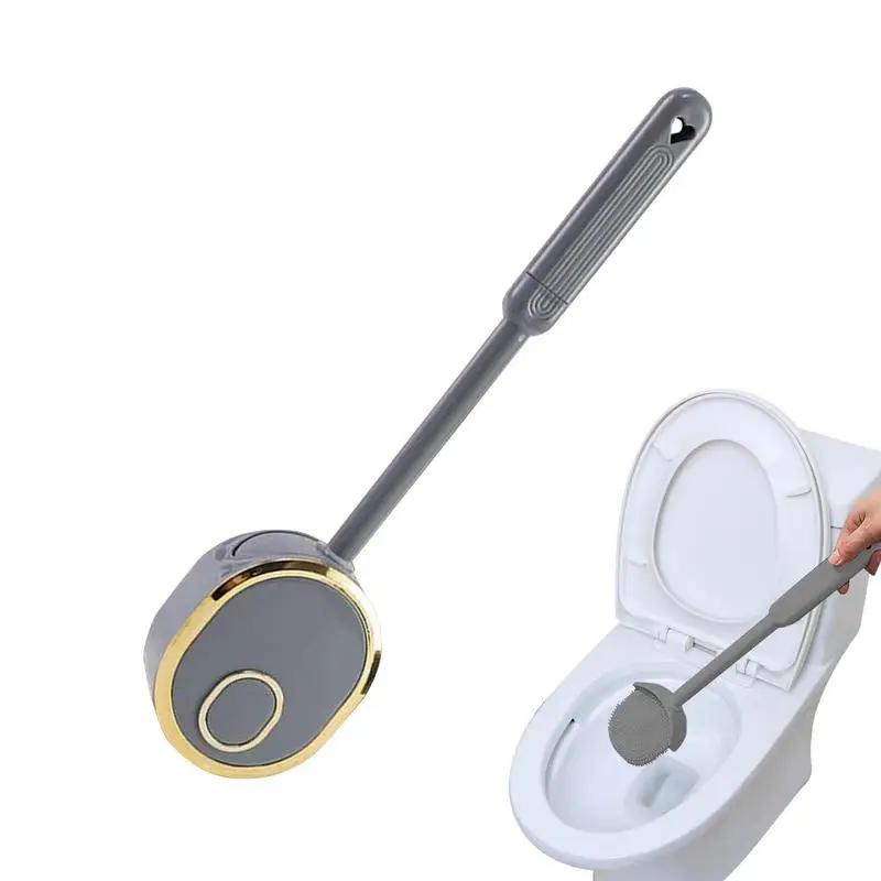 

Bathroom Cleaner Brush Long Handle Toilet Brush With Holder Flexible Camper Toilet Brush And Holder Set Cute Toilet Brushes