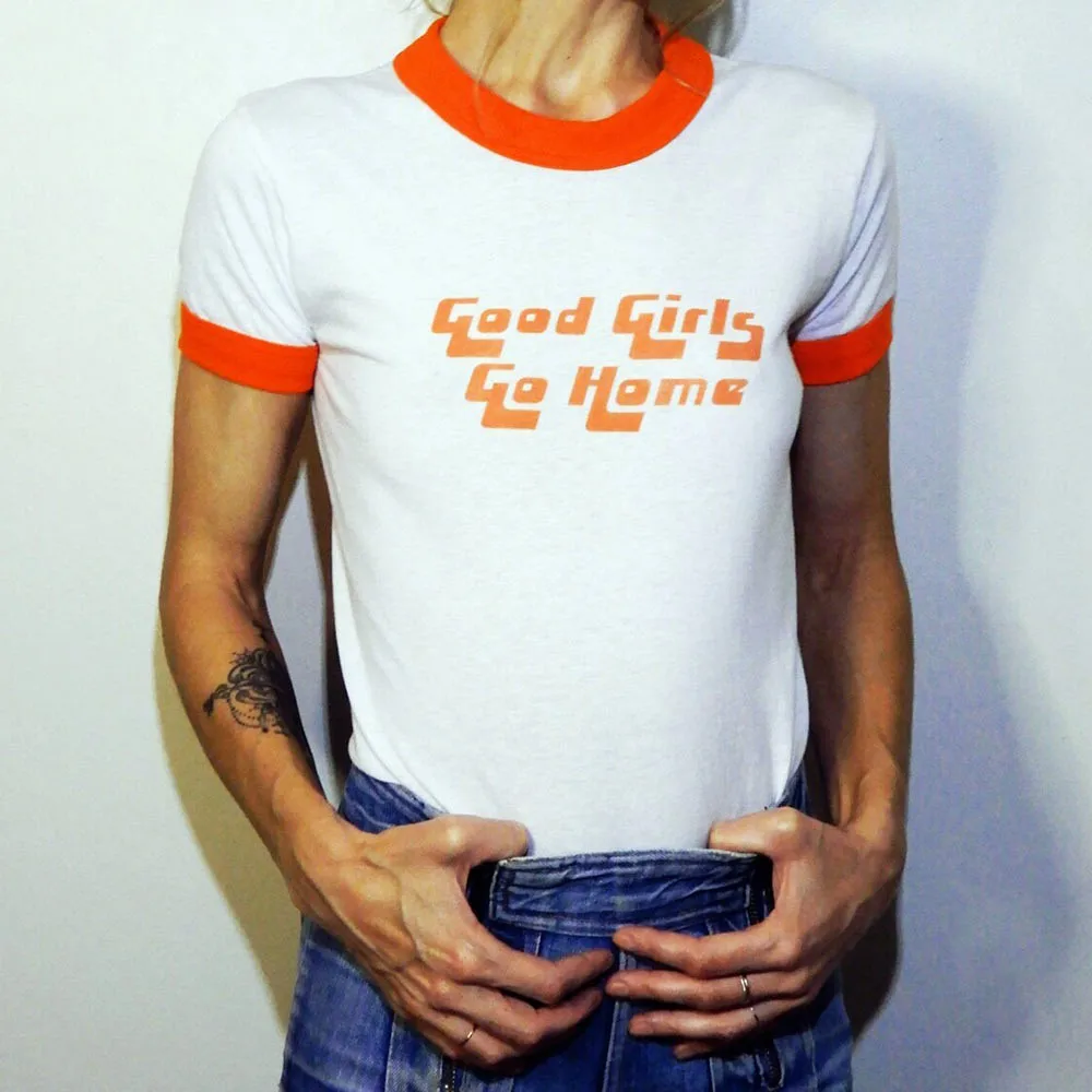 Женская футболка с коротким рукавом из чистого хлопка