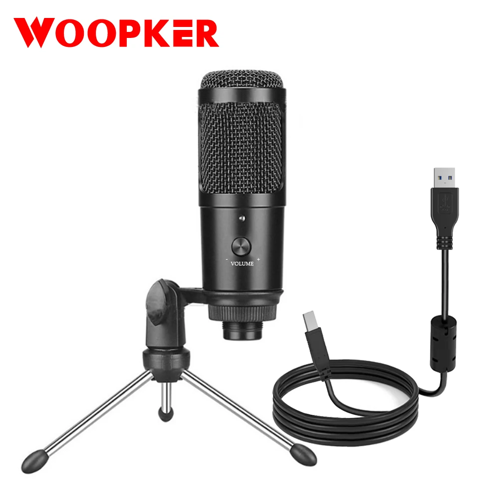 

USB Microphone Professional Condenser Microphones For PC Computer Laptop Recording Studio Singing Gaming Streaming YouTube Mike