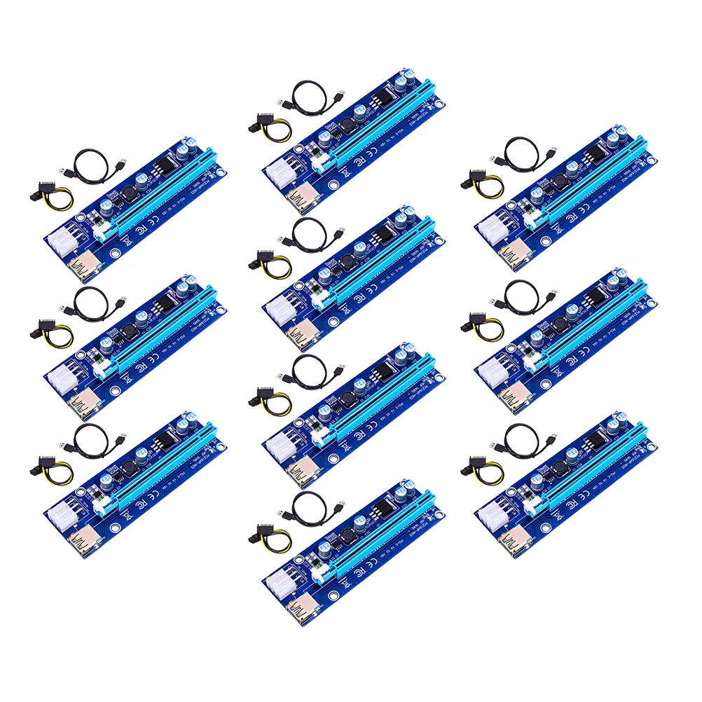 

10 PCS/Set 6-Pin PCI-E Mining Adapter PCI-E Adapter PCI-E Adapter