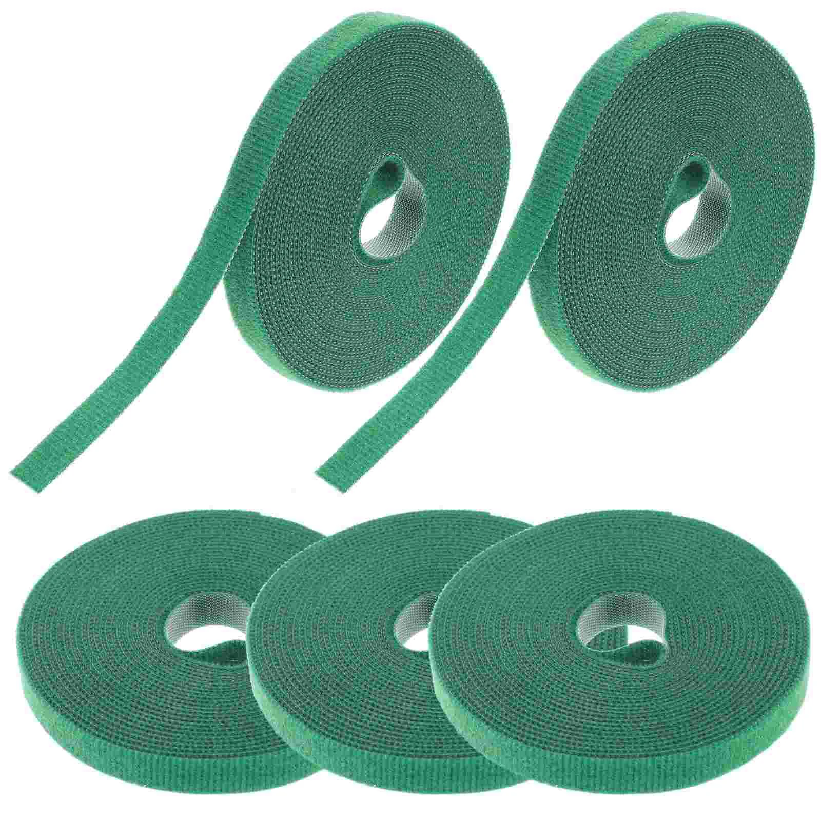 

Cabletie Hook Tape Fixing Tree Strips Management Ties Fastening Binding Strap Vine Strip Support Organizer Cord Green