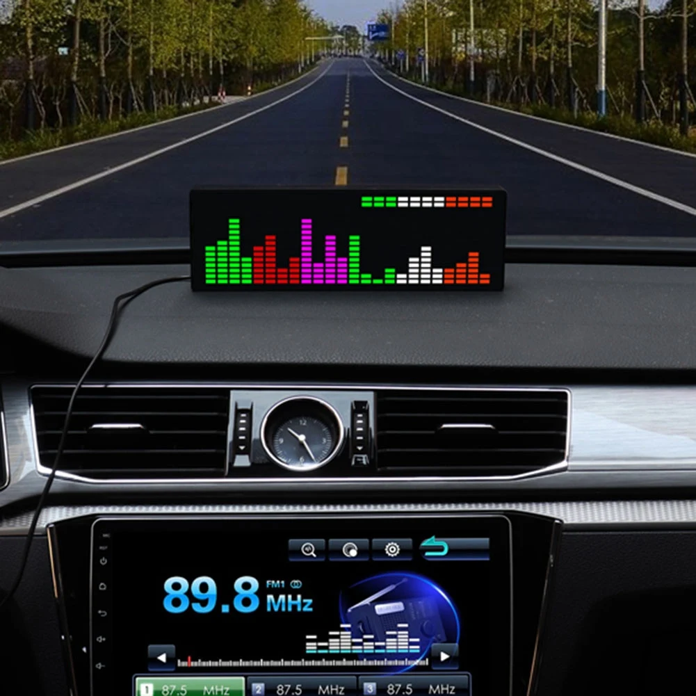 Светодиодный музыкальный спектр ритмичное освещение голосовой сенсор 1624 RGB