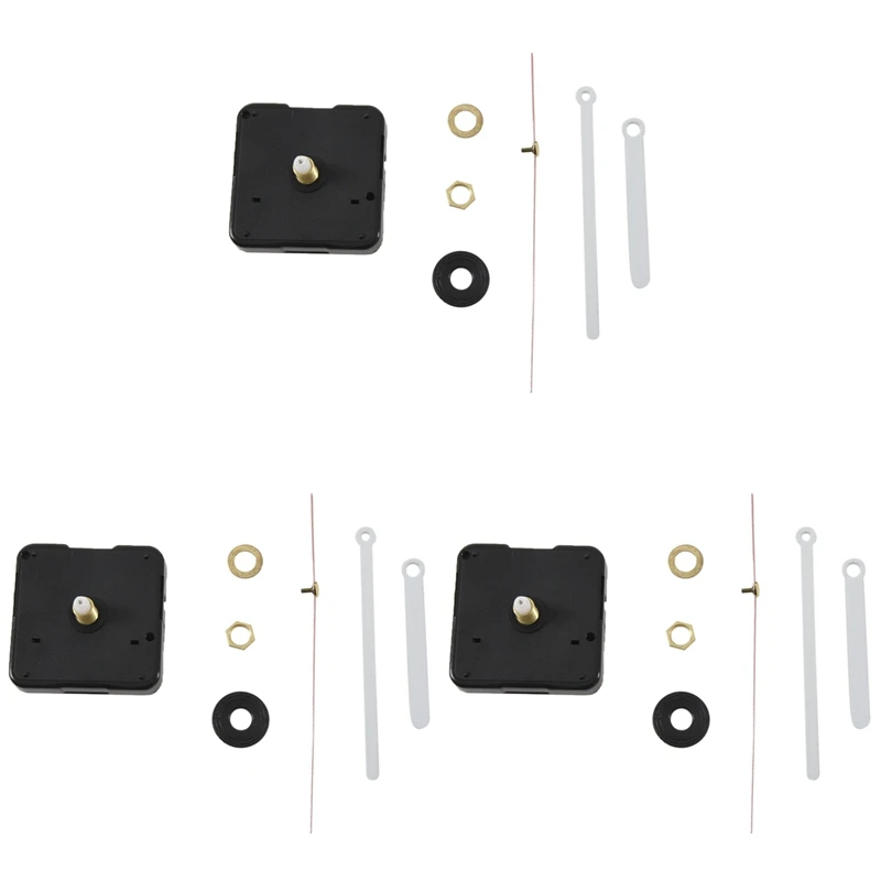 

3x механизм часового механизма с белым часовым минутным красным секундным фотографическим набором