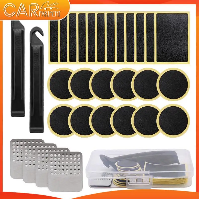 

Universal Bicycle Tire Repair Stickers Portable Quick Tire Repair Kit Tire Pry Glue-free Tire Patch MTB Bike Tire Repair Patch