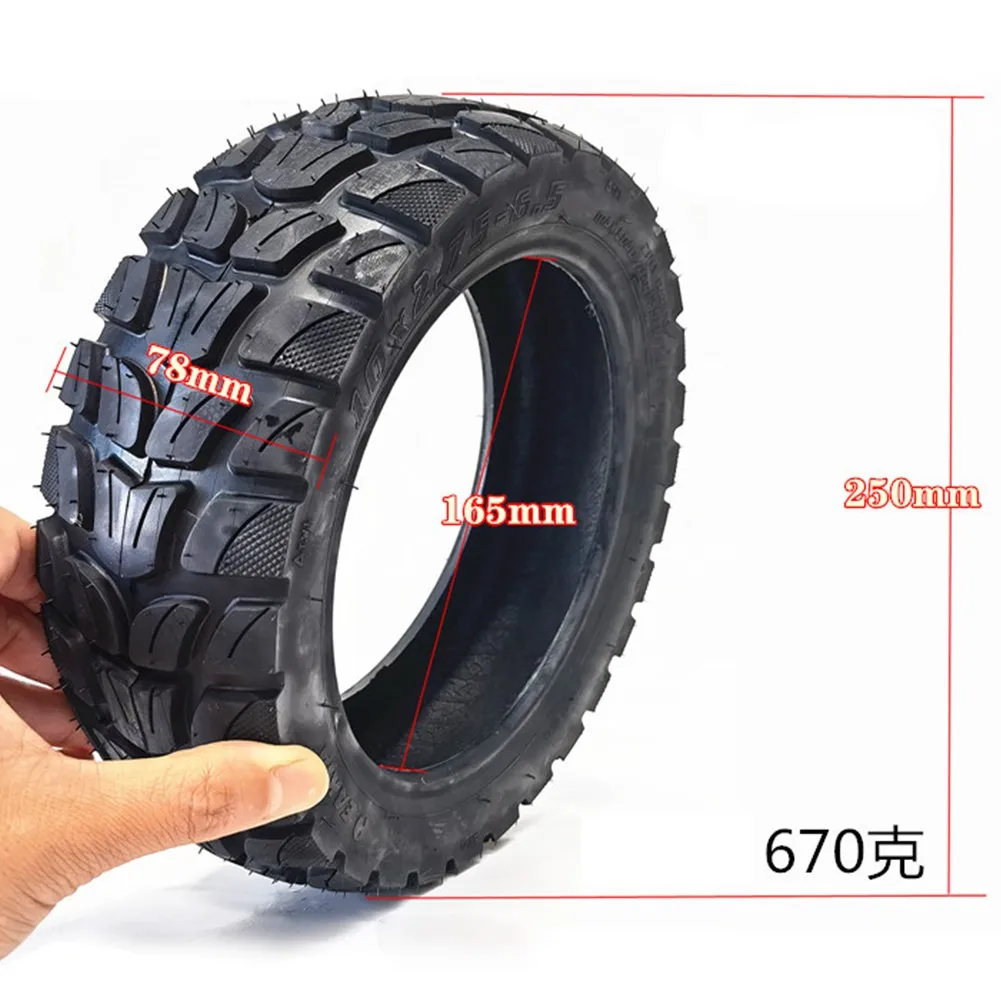 

Off-Road Tire 1/2x 10 Inch Excellent Fittings Replacement 10x2.70/2.75-6.5 Black Can Be Repaired Automatically
