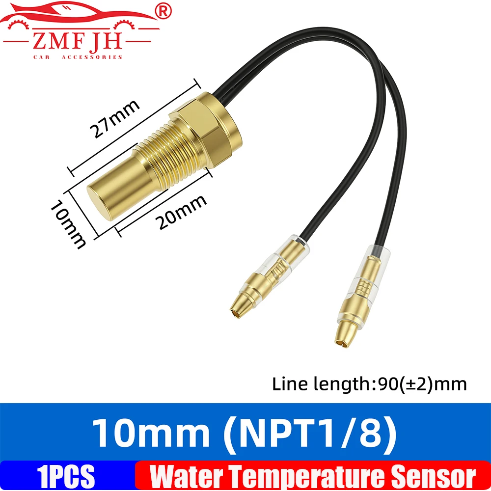 

ZMFJH Автомобильный датчик температуры воды 1/8NPT 3/8NPT 1/2NPT M14X1,5 M12X1,5 метра Датчик температуры 10 мм 12 мм 14 мм 17 мм 21 мм